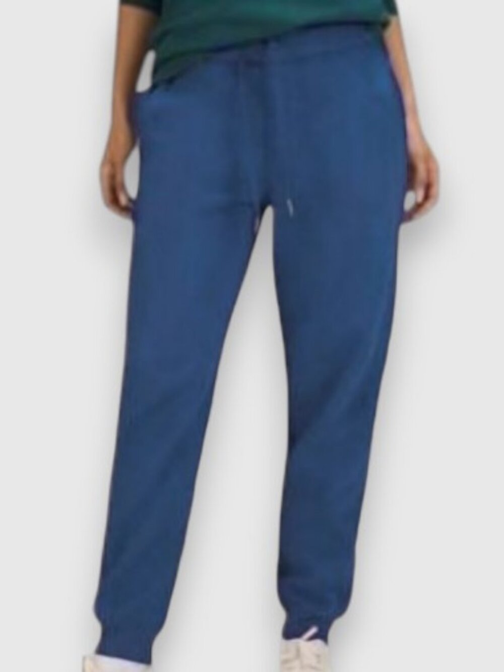 Refuge Athletics drawstring jogger pants blue women's size M